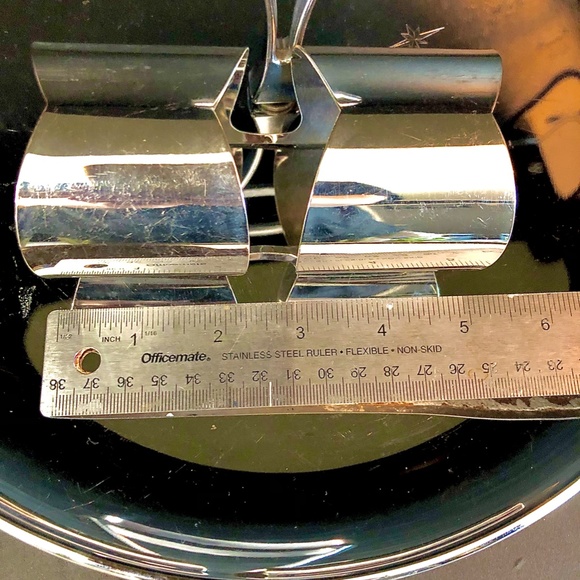 Vintage MCM Silver Double Cuff For Arm Or Shoulder - Picture 6 of 8